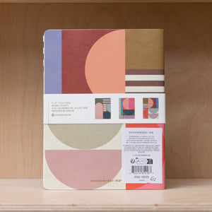 Designworks Ink Flex Notebooks Saddle Stitch Spine Mod Geo (set of 3)