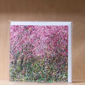 Nic Draper - Cherry Blossom - Greetings Card