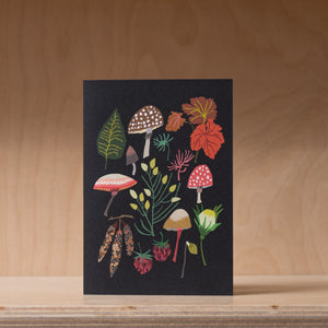 Brie Harrison Mushrooms & Moss - Greetings Card