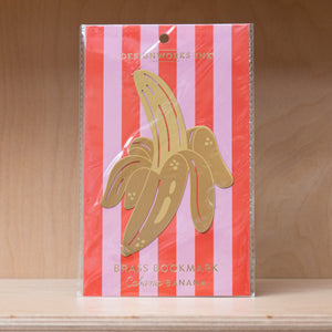 Designworks Ink Brass Bookmark - Cabana Banana