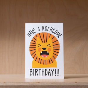 Studio Boketto - Greetings Card - Roarsome Birthday