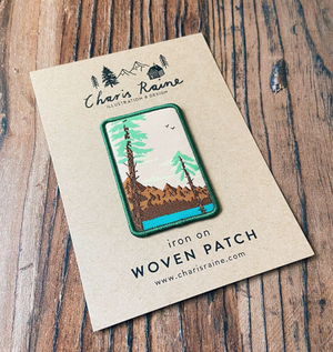 Charis Raine Pine Mountains Iron On Patch