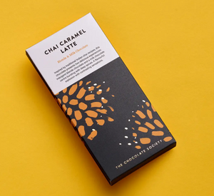 The Chocolate Society - Chai Caramel Latter Chocolate Bar