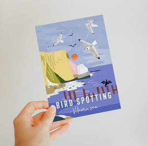 Onneke - Bird Spotting Coastal Greeting Card