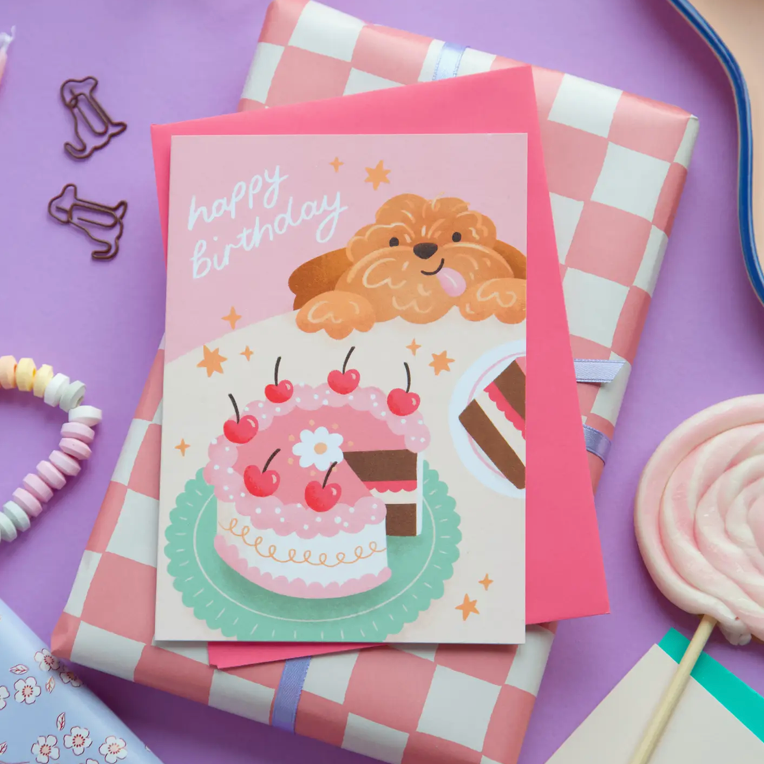 Hopscotch Paper Co - Cockapoo Birthday - Greetings Card