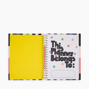 Ban.do 17 Month Hardback Planner- Black Stripes